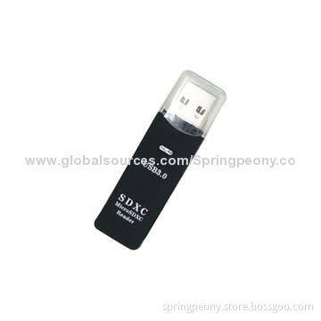 USB3.0 Card Reader with Cute Figure Design, Simple, Reader for SD and TF Cards